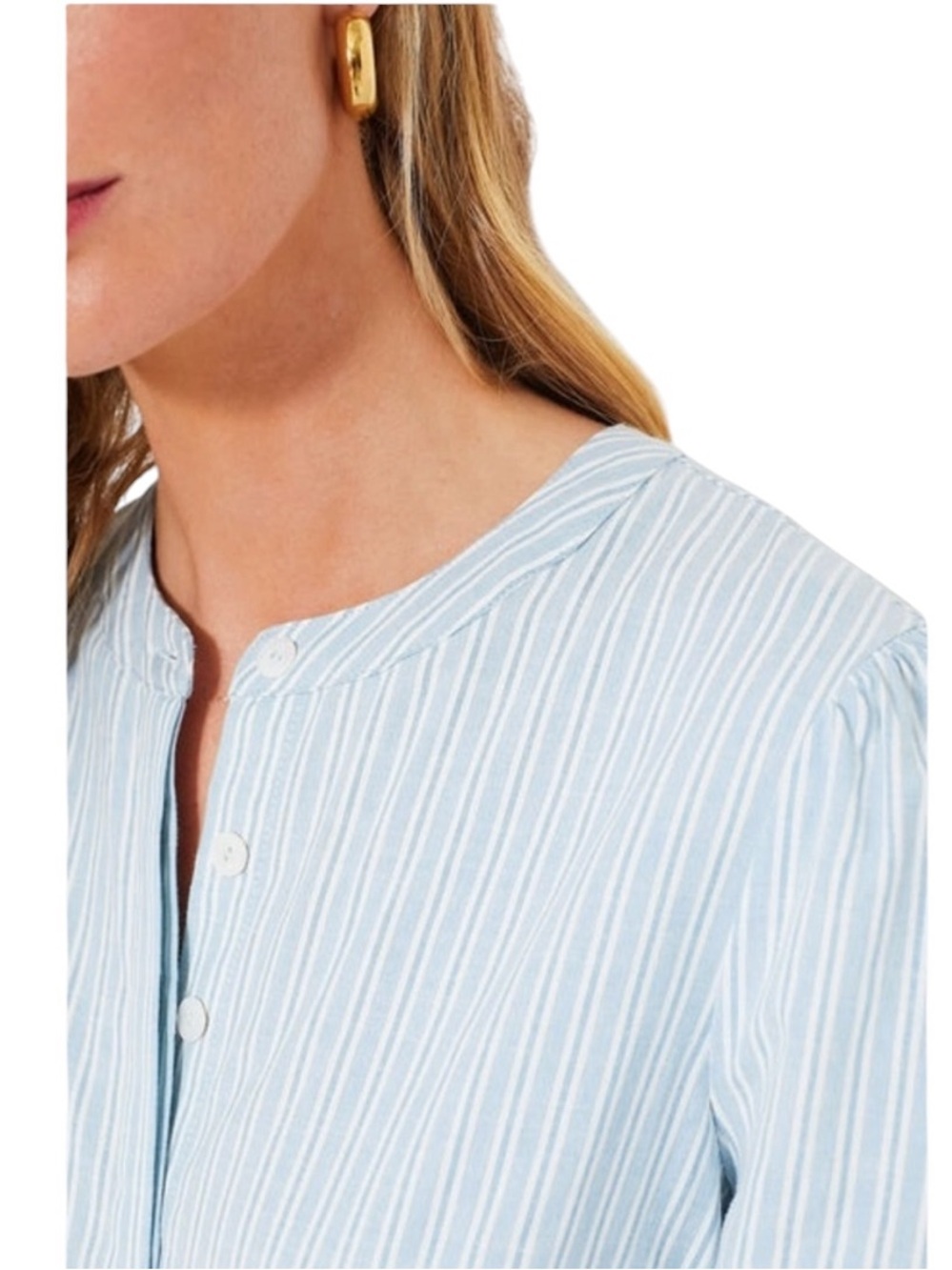 NEW Tuckernuck Catherine dress. Slate Blue Stripe. S. NWT - Picture 5 of 9
